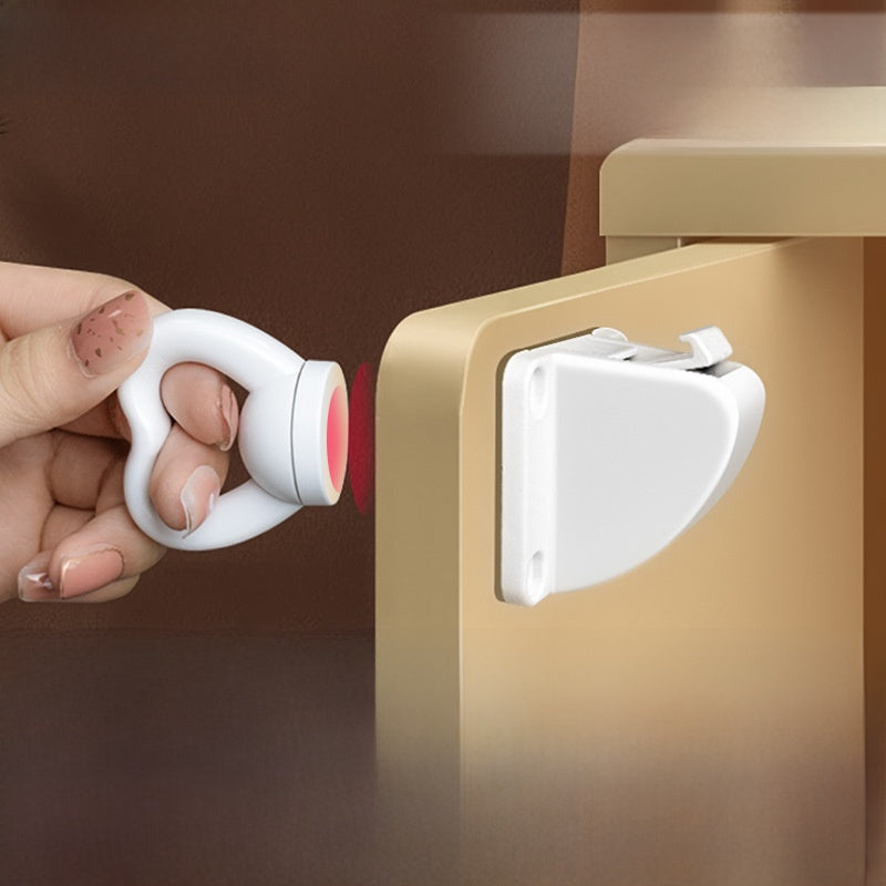 Magnetic Drawer Safety Lock for Cabinets