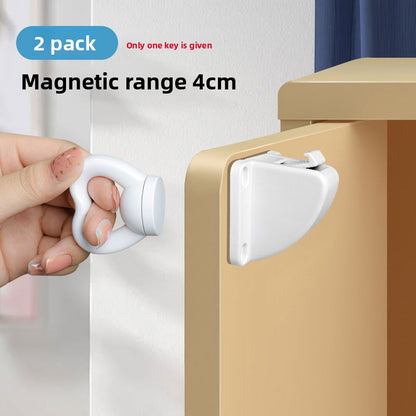 Magnetic Drawer Safety Lock for Cabinets