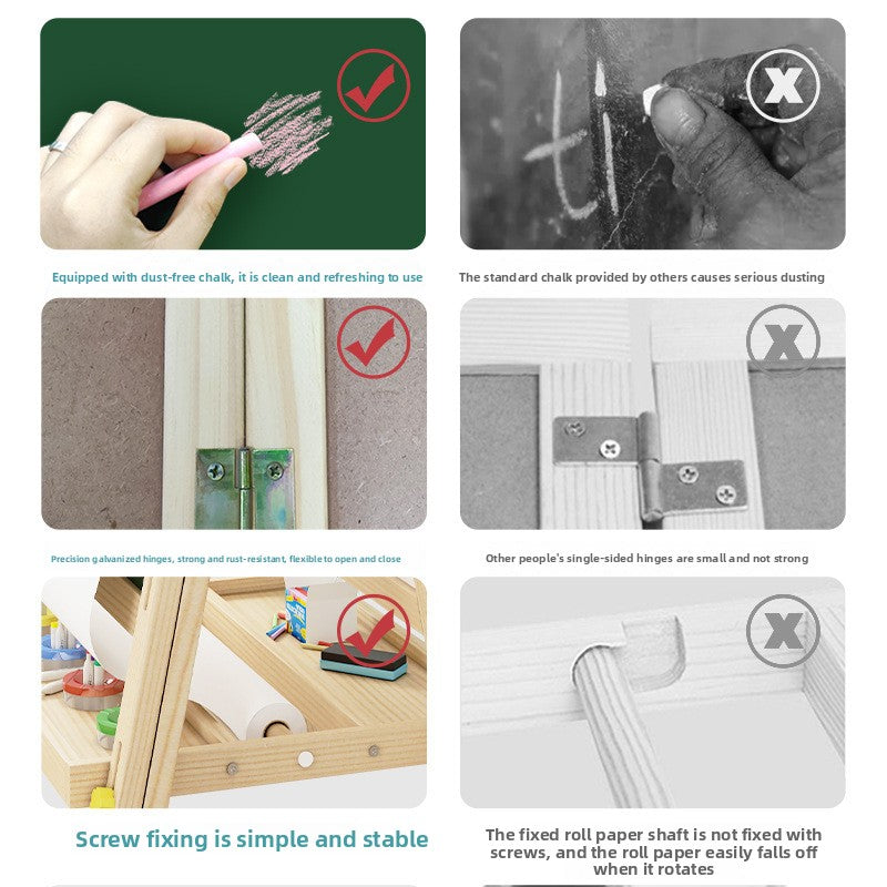 Magnetic Drawing Board with Adjustable Stand