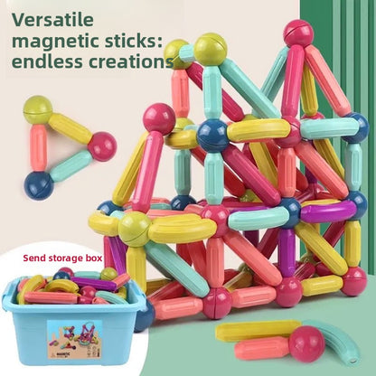Magnetic Educational Building Blocks for Children