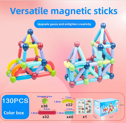 Magnetic Educational Building Blocks for Children