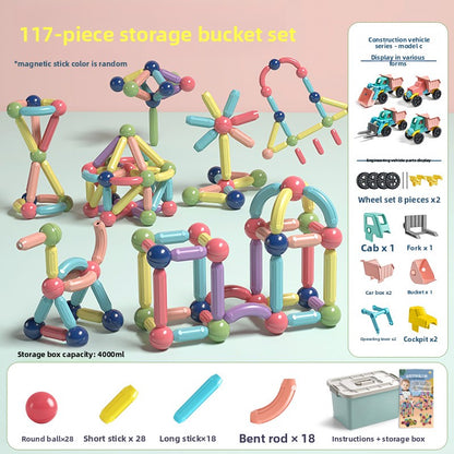 Magnetic Educational Building Blocks for Children