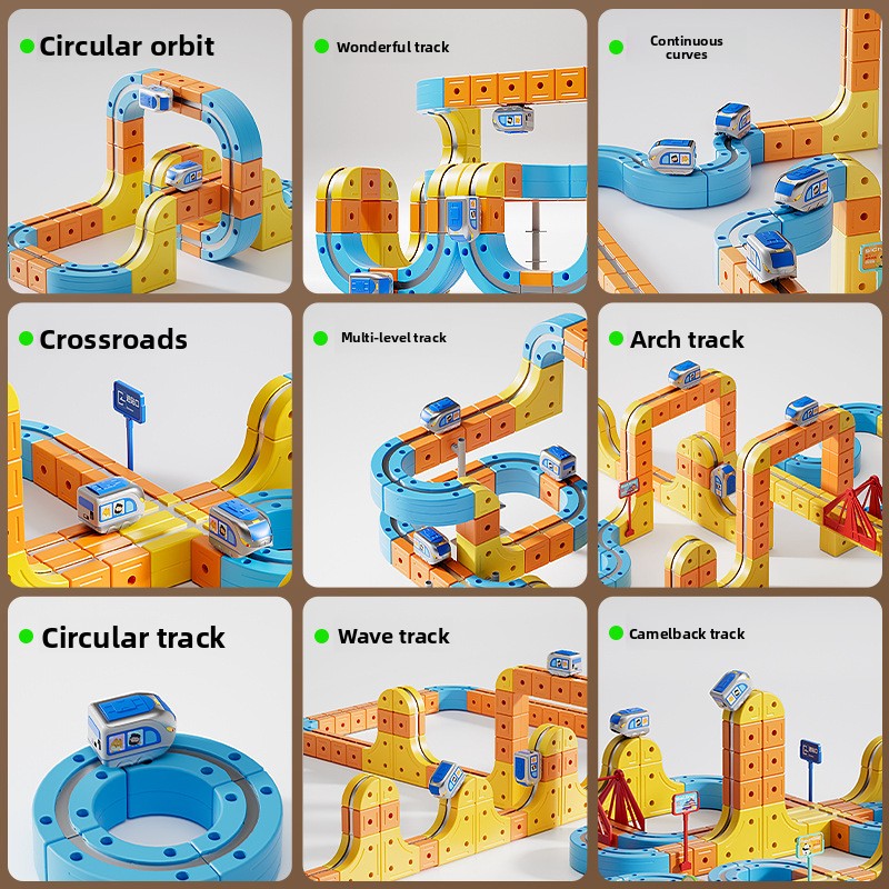 Magnetic Educational Train Toy Set