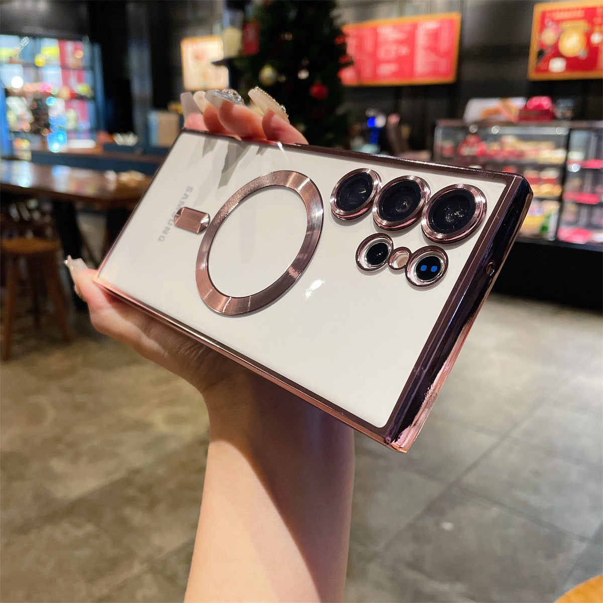 Magnetic Electroplating Phone Case