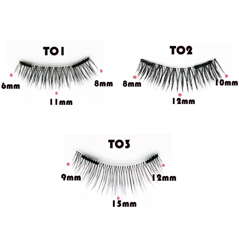 Magnetic Eyelash Set Natural Look