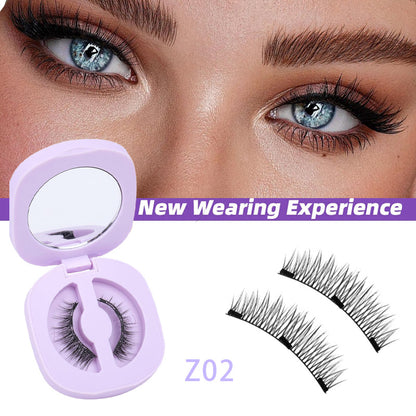 Magnetic False Eyelashes Natural Thick One-Piece