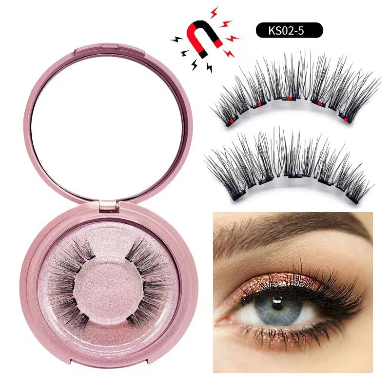 Magnetic False Eyelashes Set with Eyeliner