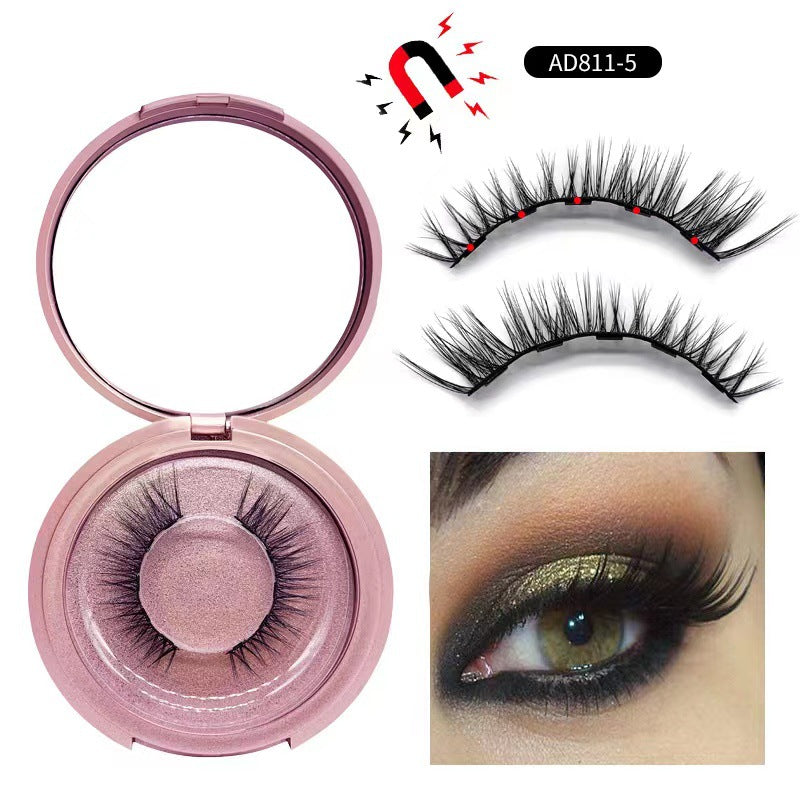 Magnetic False Eyelashes Set with Eyeliner