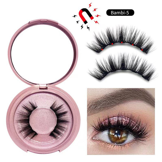 Magnetic False Eyelashes Set with Eyeliner