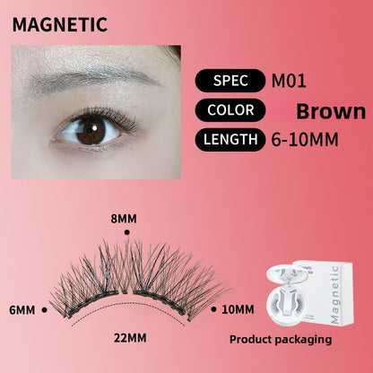 Magnetic False Eyelashes Set with Portable Case