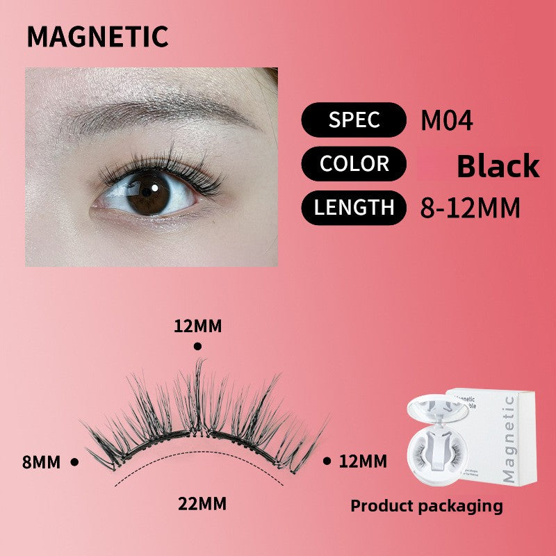 Magnetic False Eyelashes Set with Portable Case