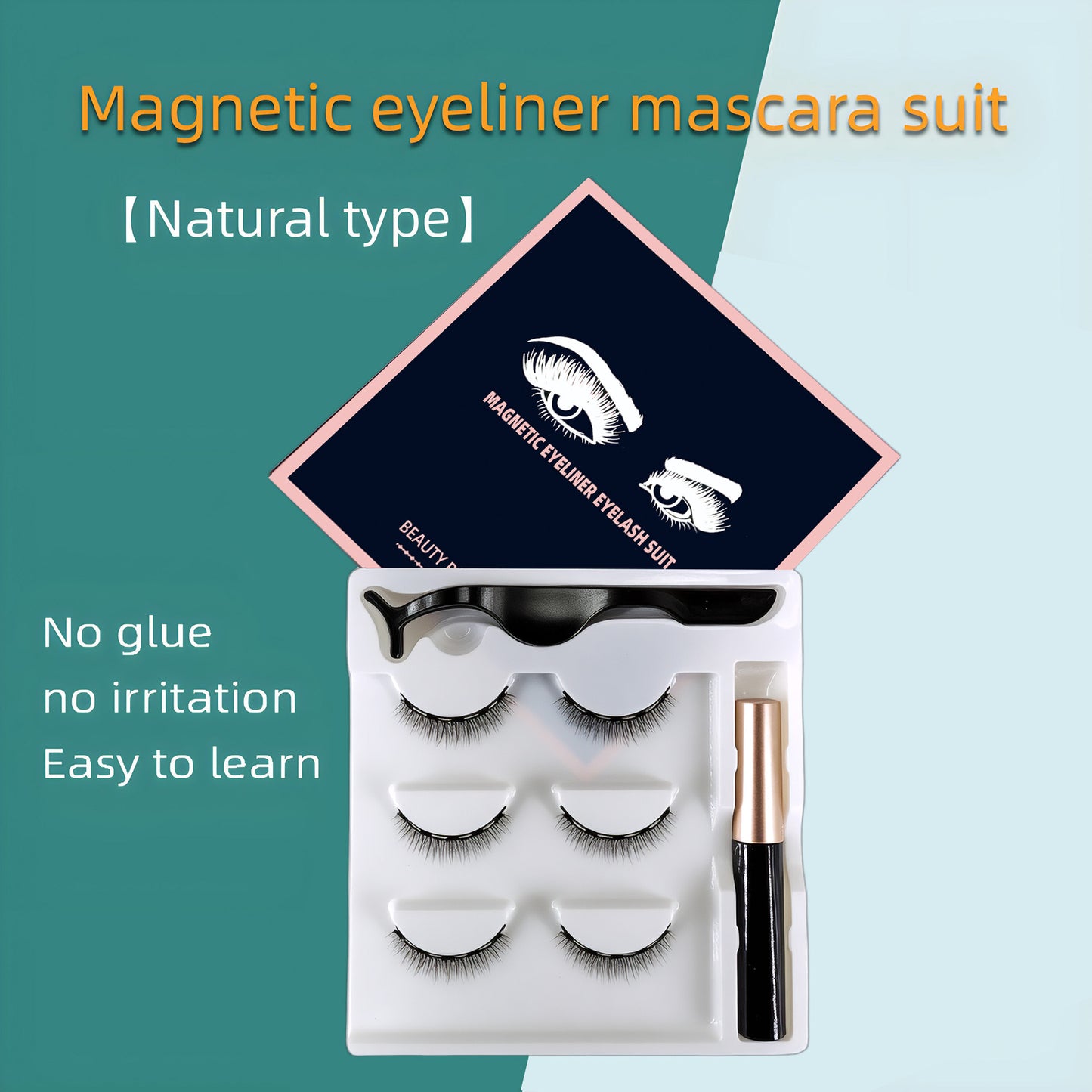 Magnetic false eyelashes