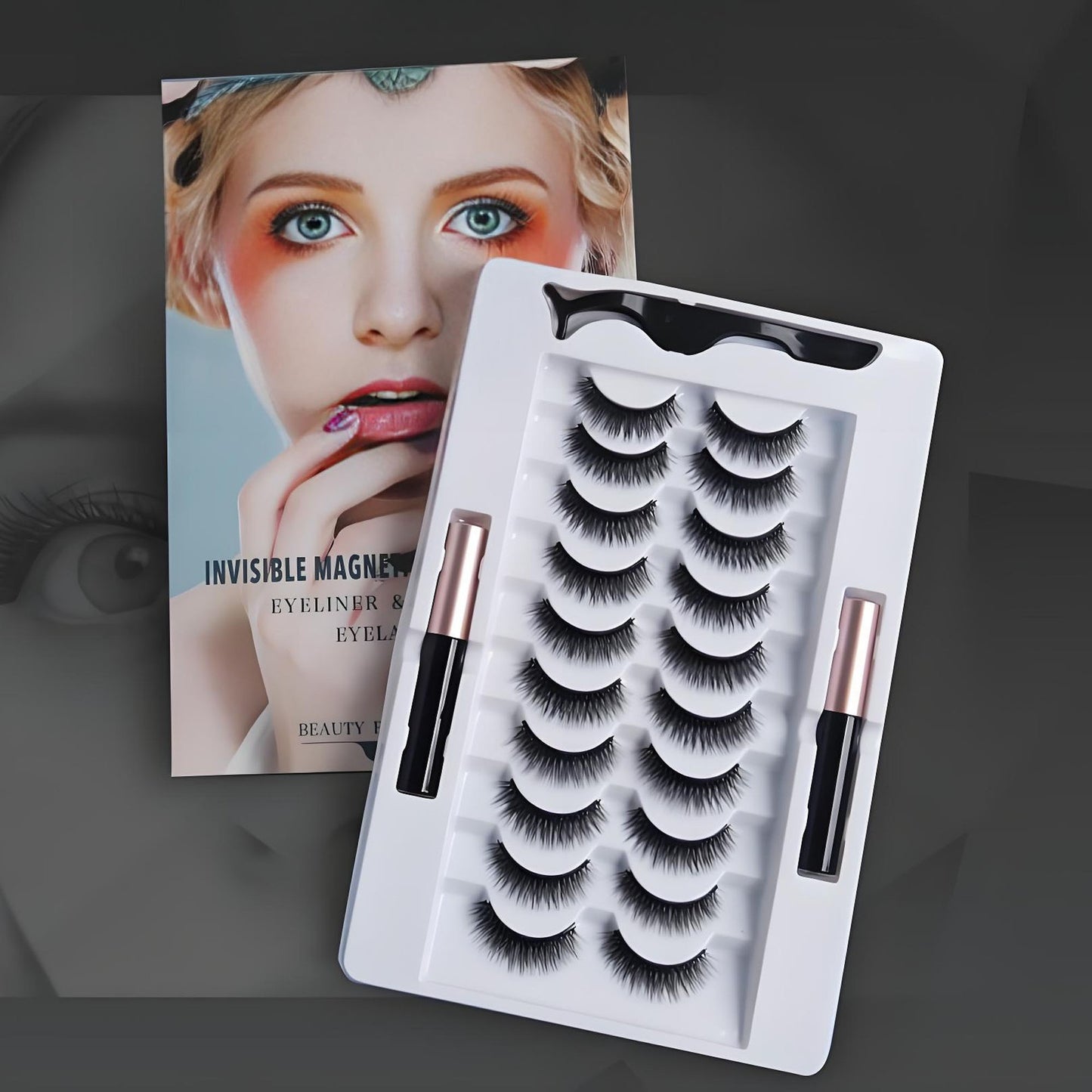Magnetic false eyelashes