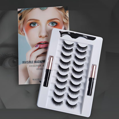 Magnetic false eyelashes