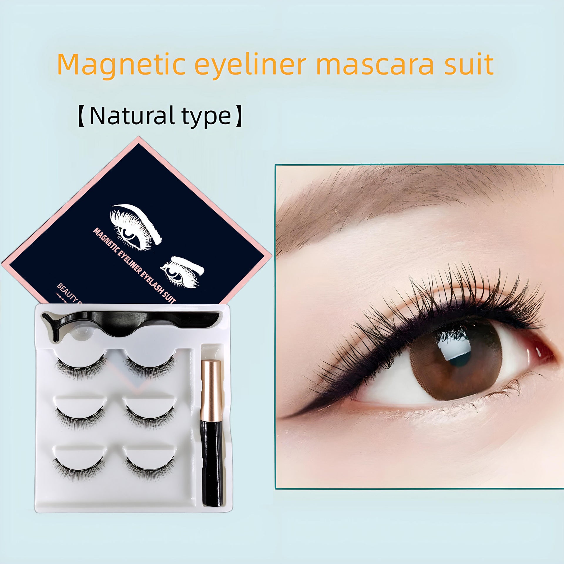 Magnetic false eyelashes