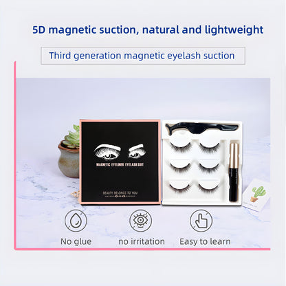 Magnetic false eyelashes
