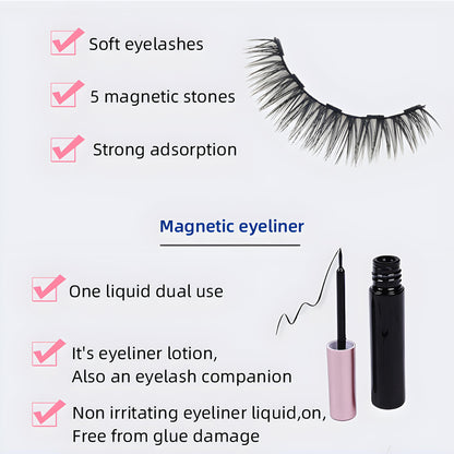 Magnetic false eyelashes