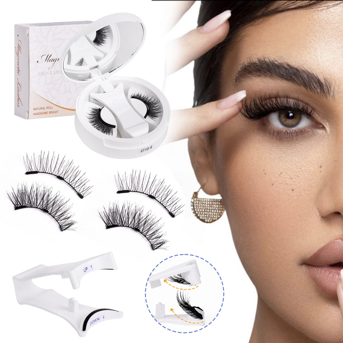 Magnetic False Eyelashes