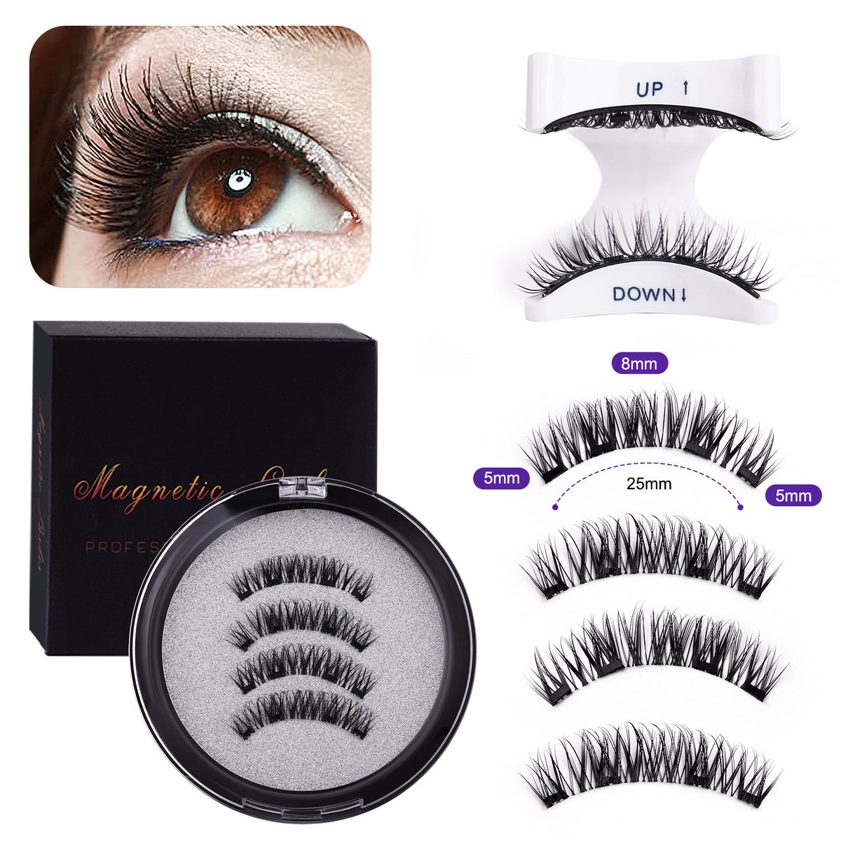 Magnetic False Eyelashes