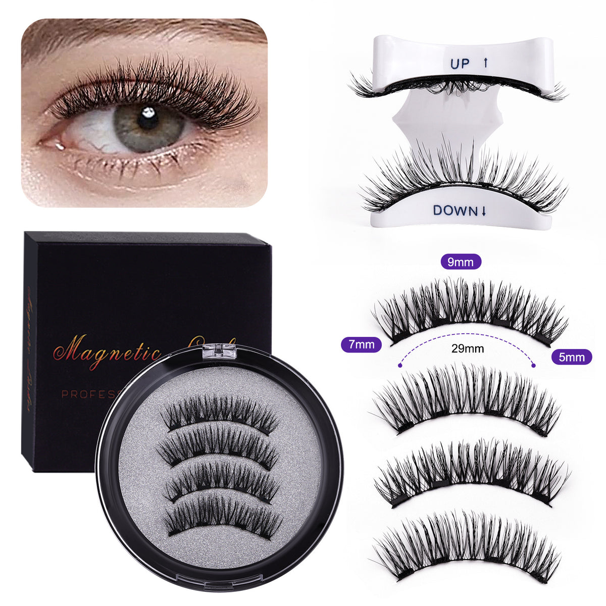 Magnetic False Eyelashes