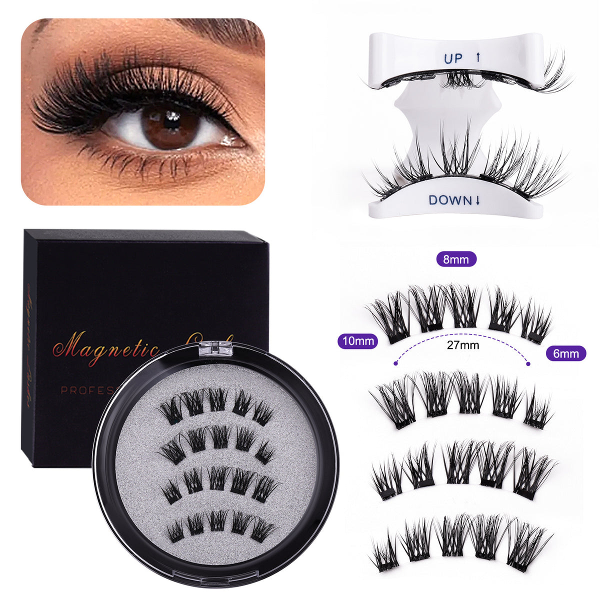 Magnetic False Eyelashes