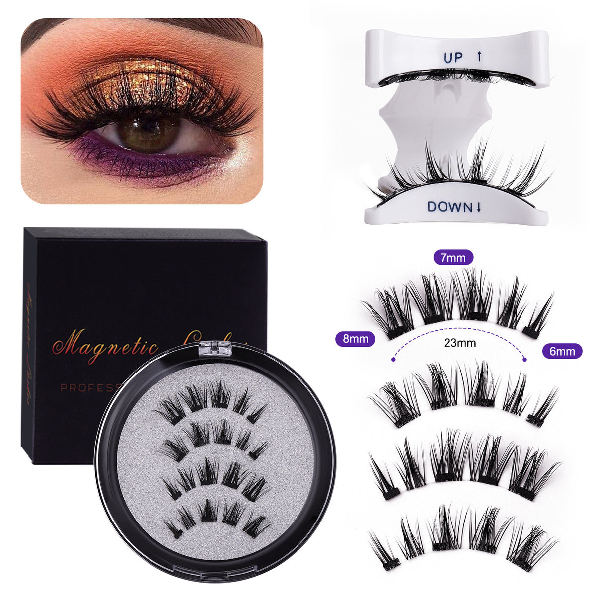 Magnetic False Eyelashes