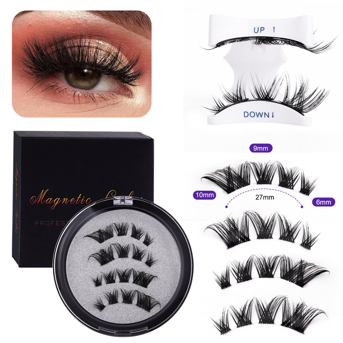 Magnetic False Eyelashes