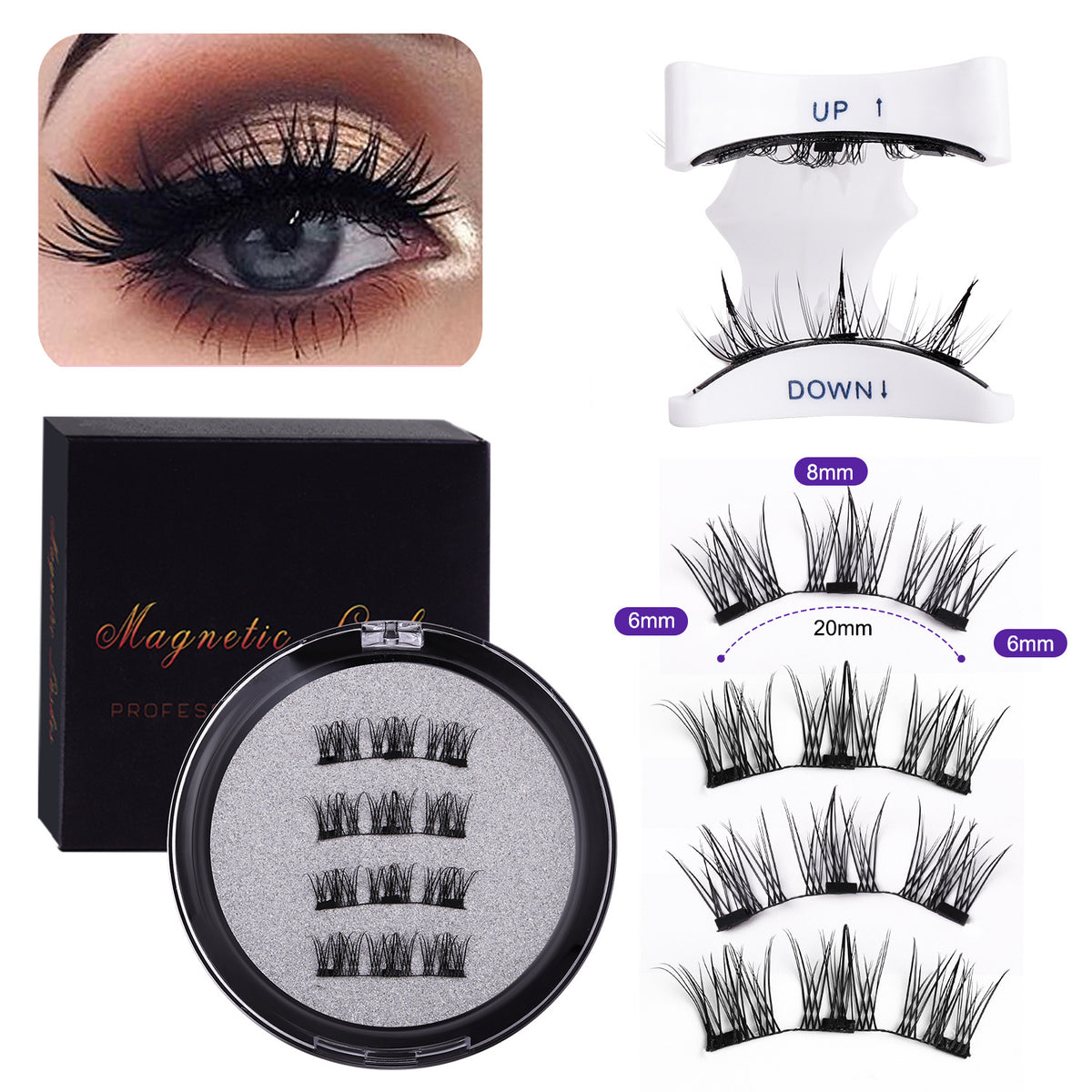 Magnetic False Eyelashes
