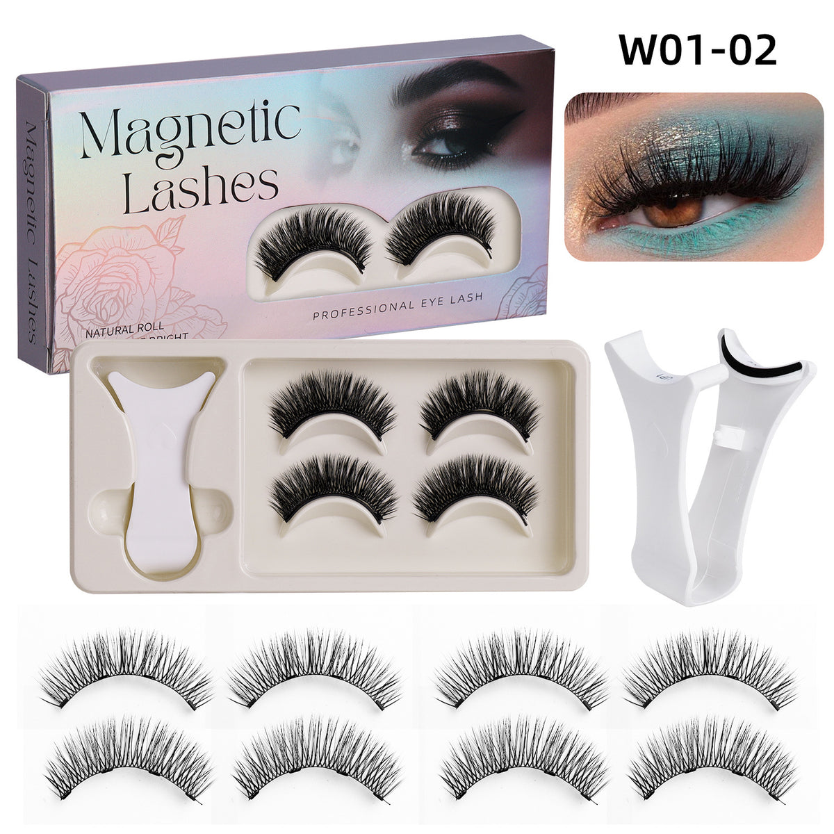 Magnetic False Eyelashes