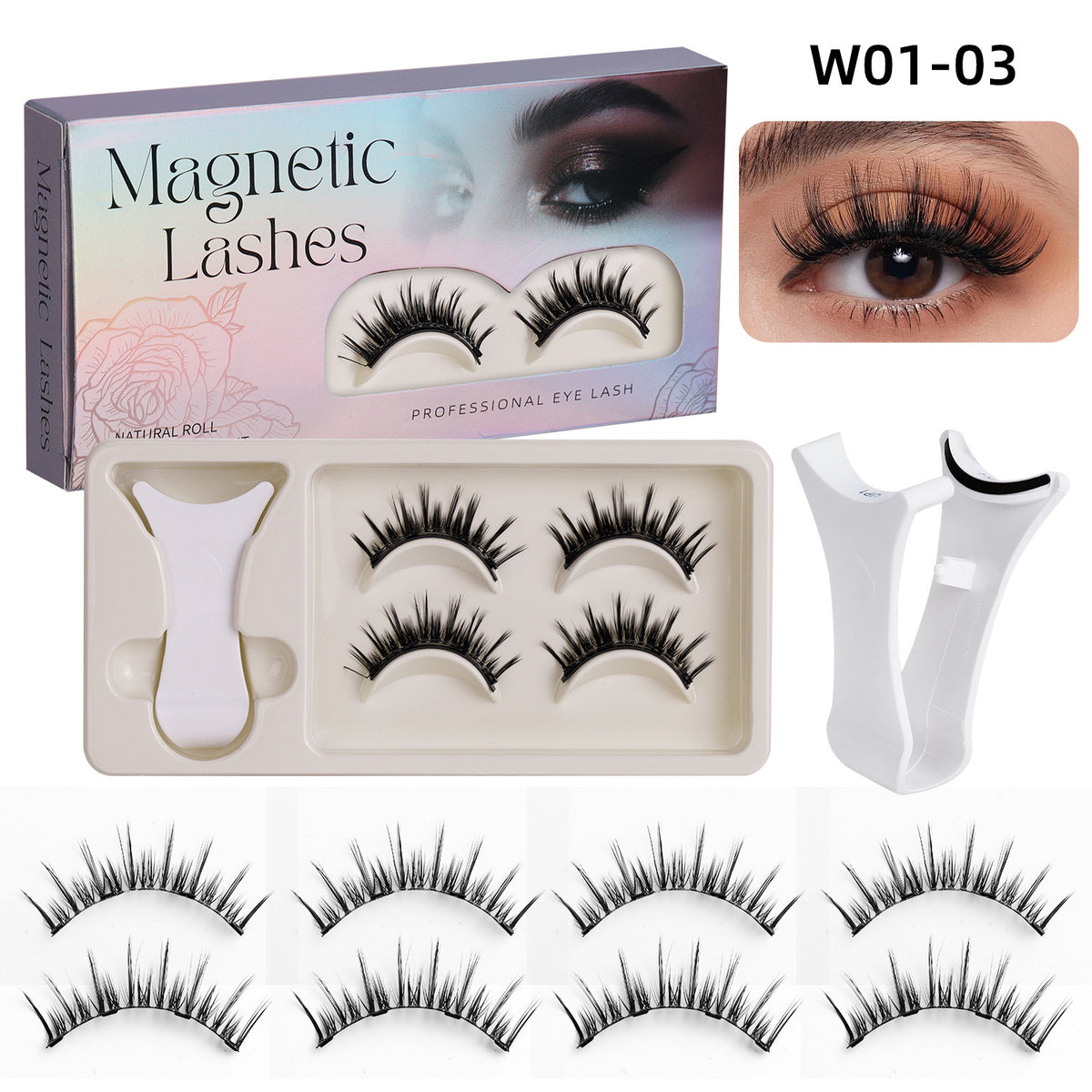 Magnetic False Eyelashes