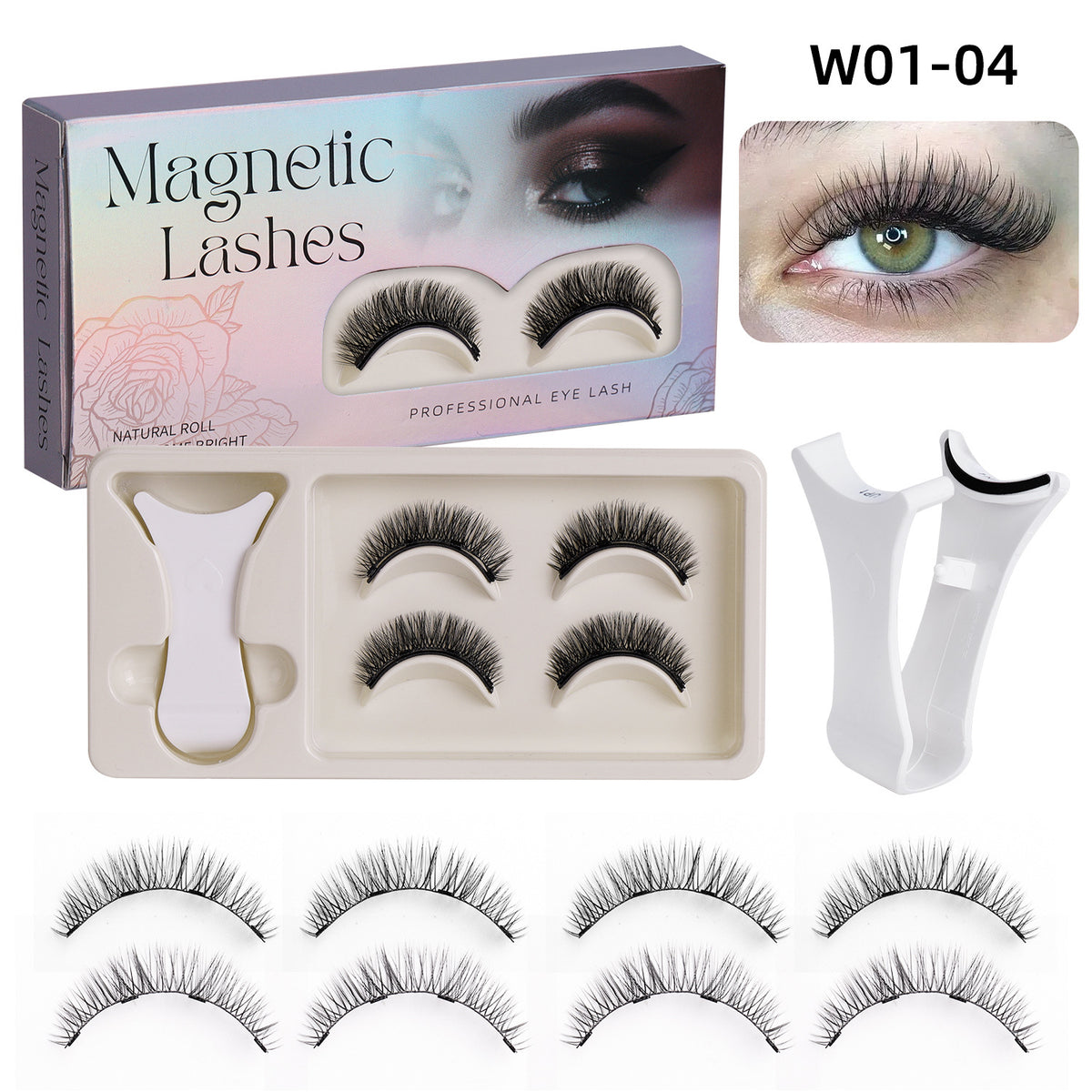Magnetic False Eyelashes