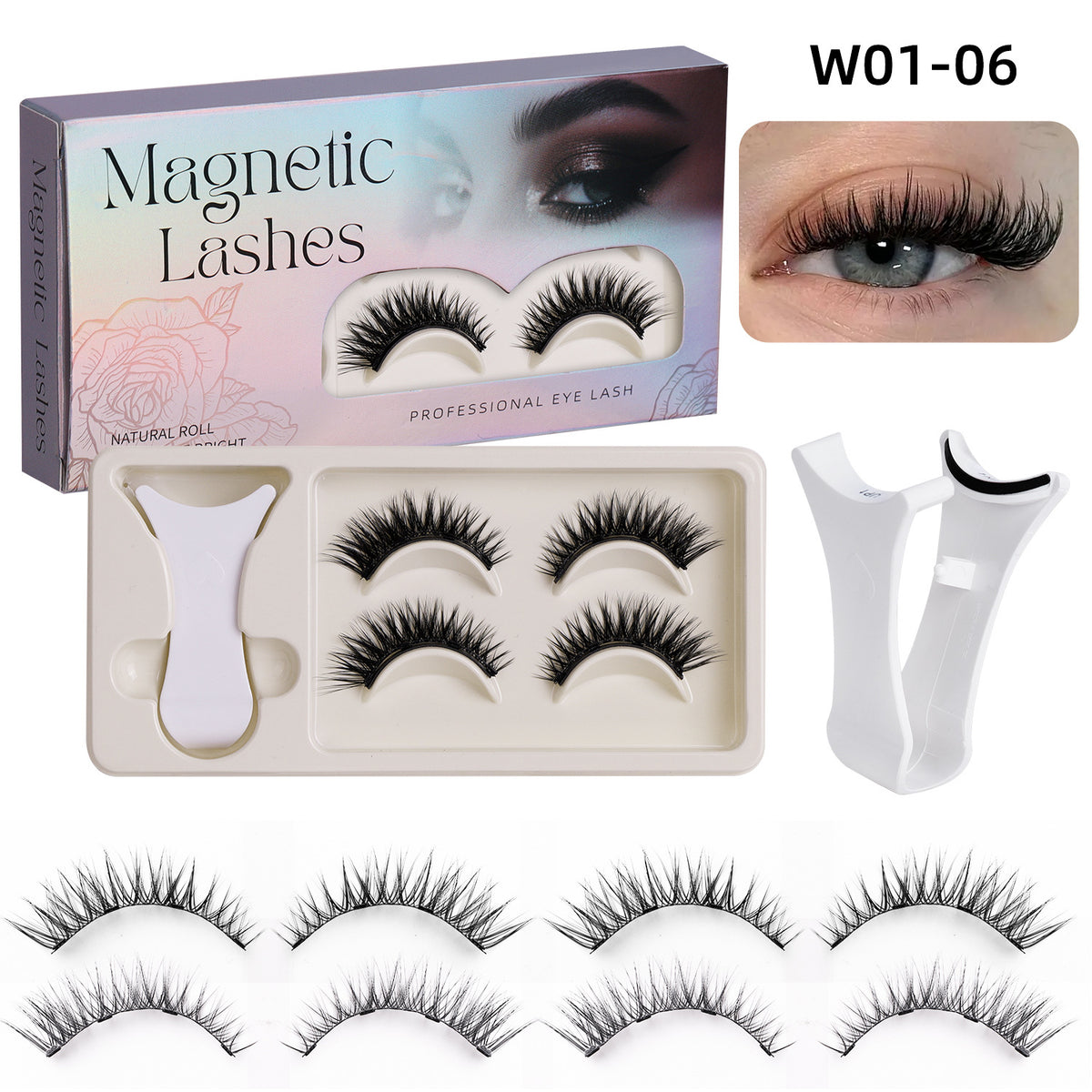 Magnetic False Eyelashes