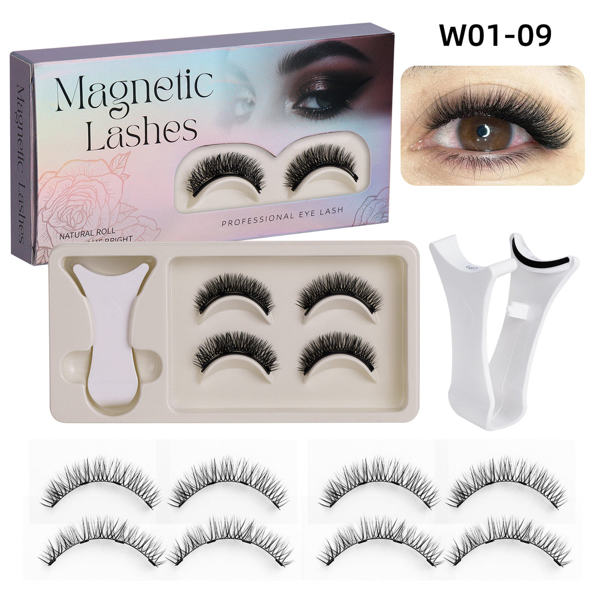 Magnetic False Eyelashes