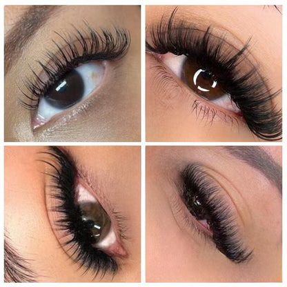 Magnetic false eyelashes with applicator