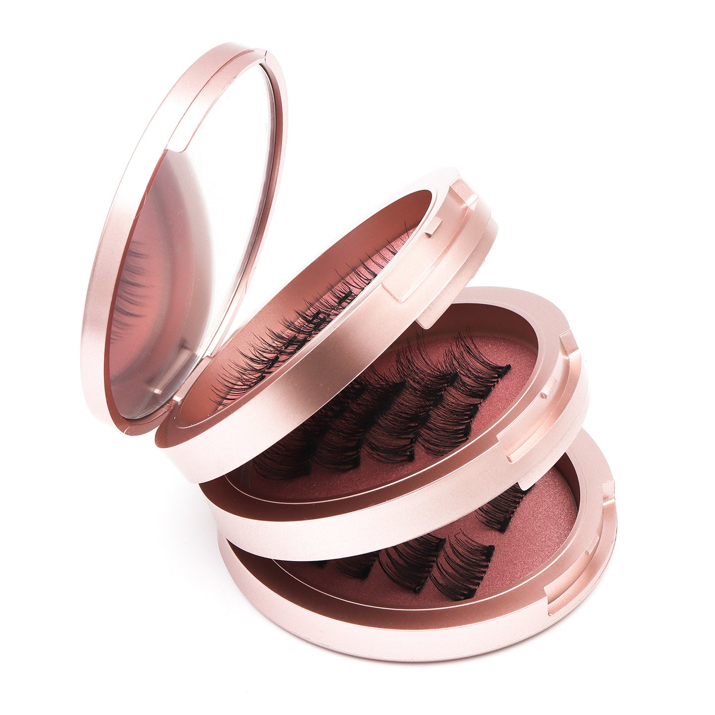 Magnetic false eyelashes with applicator
