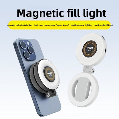 Magnetic Fill Light for Mobile Devices