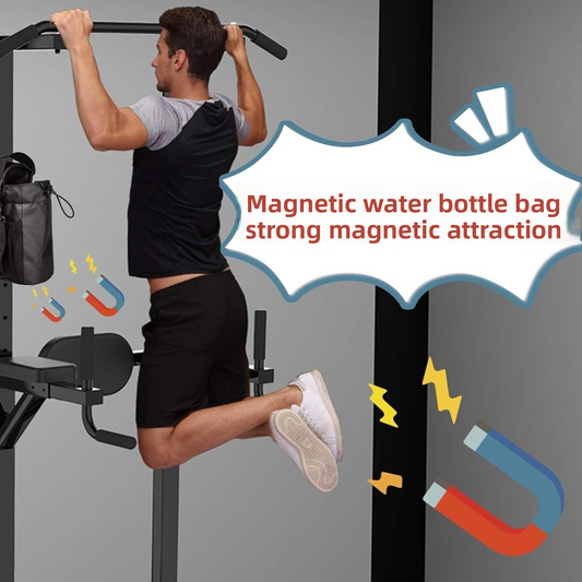 Magnetic Fitness Water Bottle Bag with Crossbody Strap
