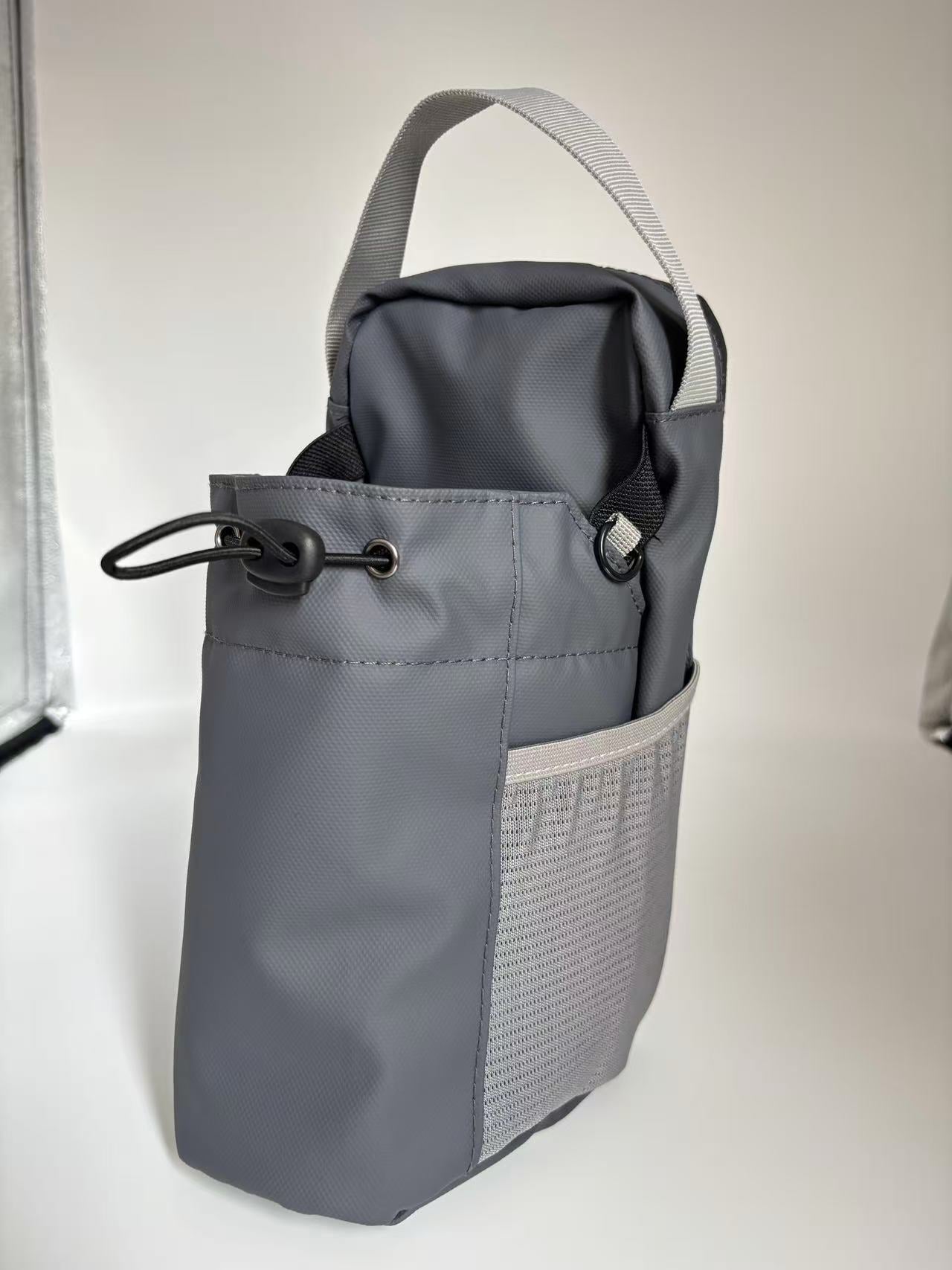 Magnetic Fitness Water Bottle Bag with Crossbody Strap
