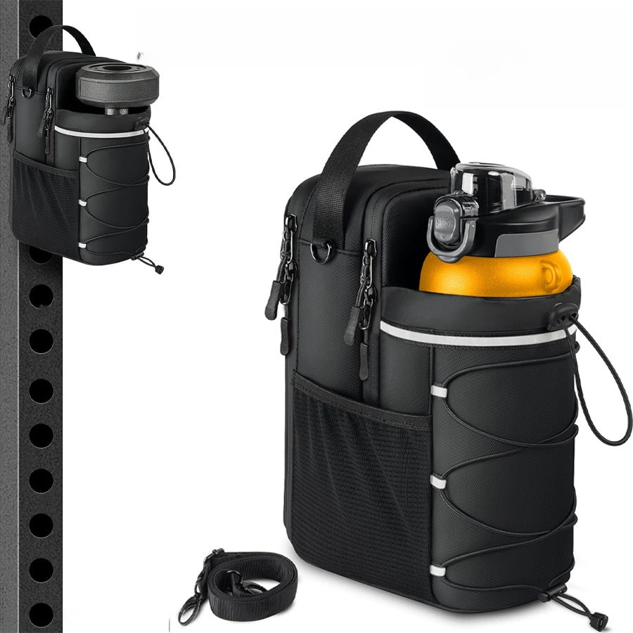 Magnetic Fitness Water Bottle Bag with Strong Magnets