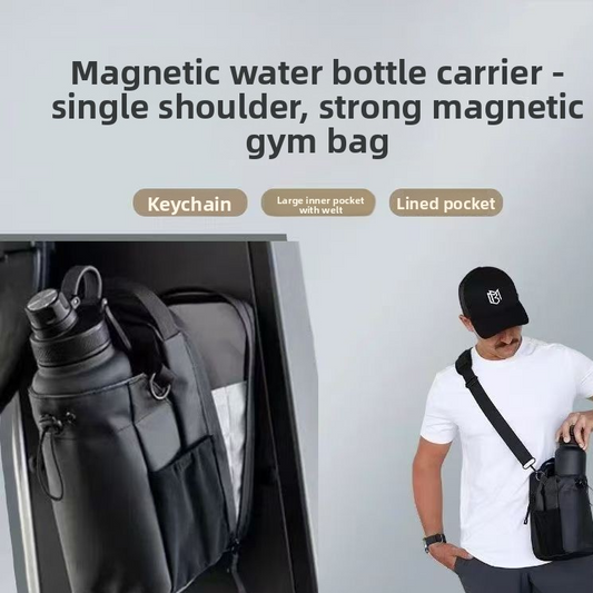 Magnetic Fitness Water Bottle Crossbody Bag