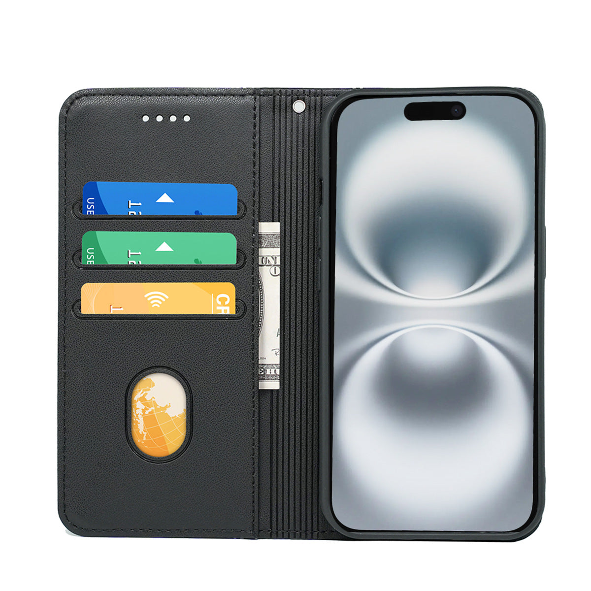 Magnetic Flip Leather Phone Case for iPhone