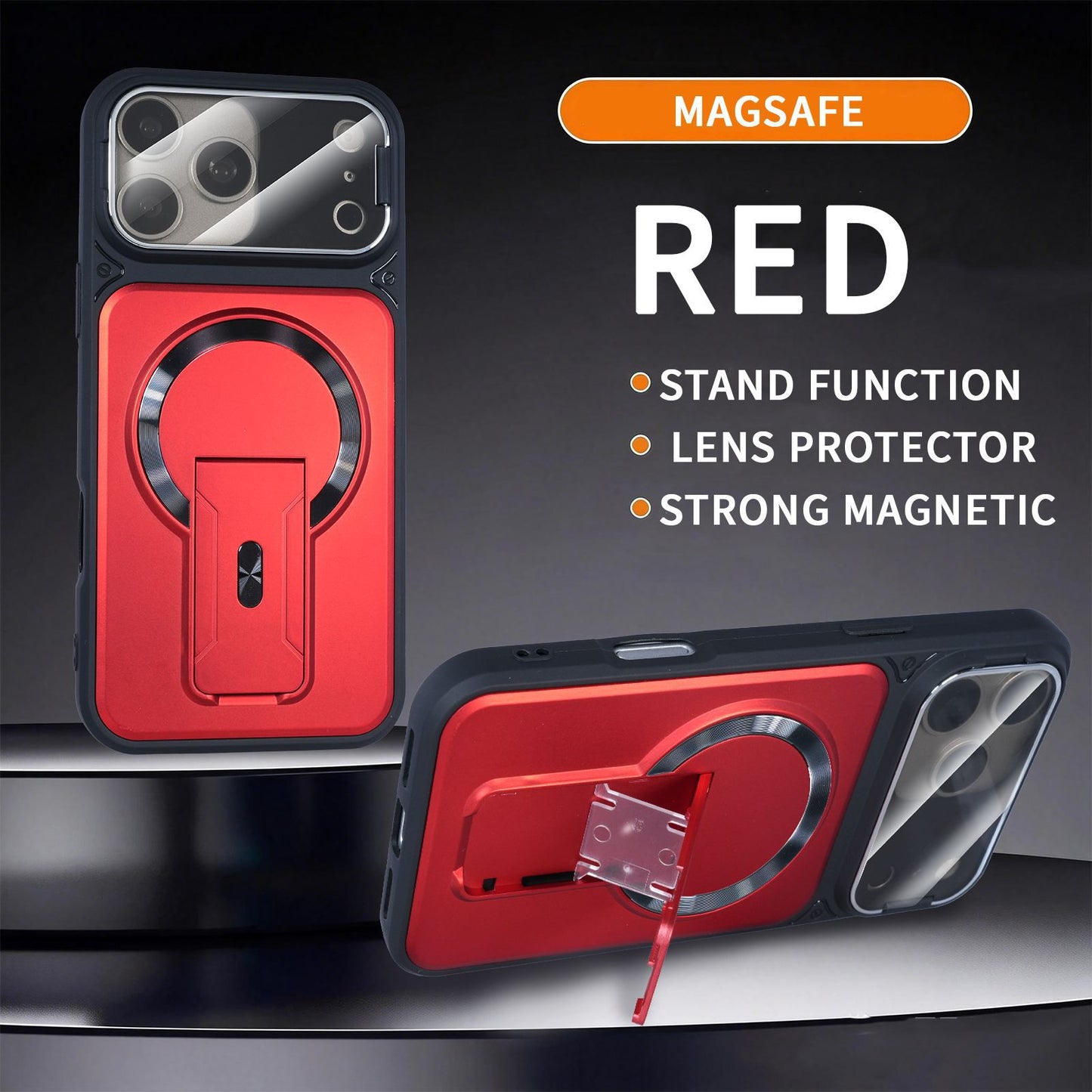 Magnetic Flip Phone Case with Stand