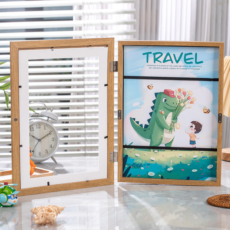 Magnetic Flip Photo Frame for Children's Art