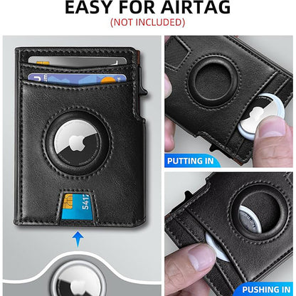 Magnetic Flip RFID Protection Mens Wallet