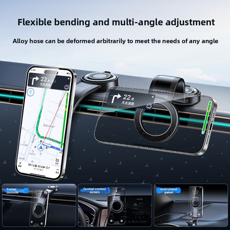 Magnetic Foldable Car Phone Holder with 360 Rotation