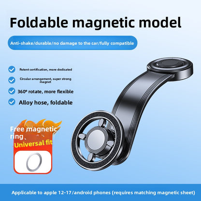 Magnetic Foldable Car Phone Holder with 360 Rotation