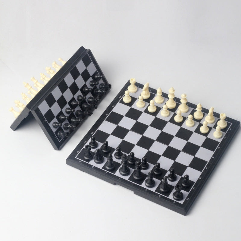 Magnetic Folding Chess Set with Portable Board