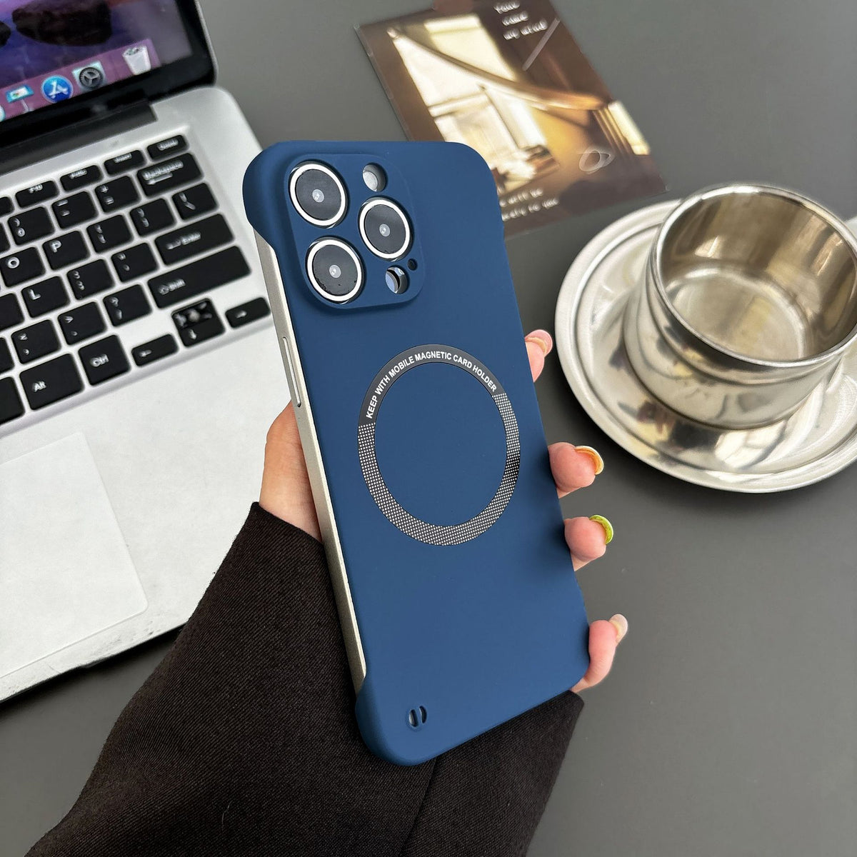 Magnetic Frameless iPhone Hard Case