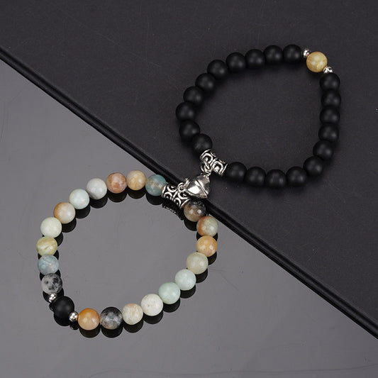 Magnetic Heart Couple Bracelet