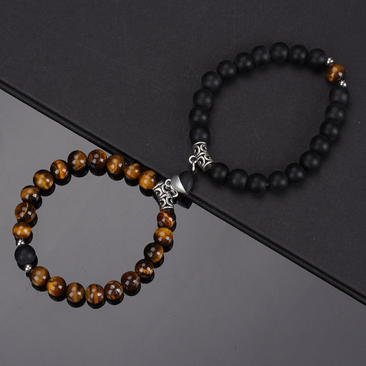 Magnetic Heart Couple Bracelet